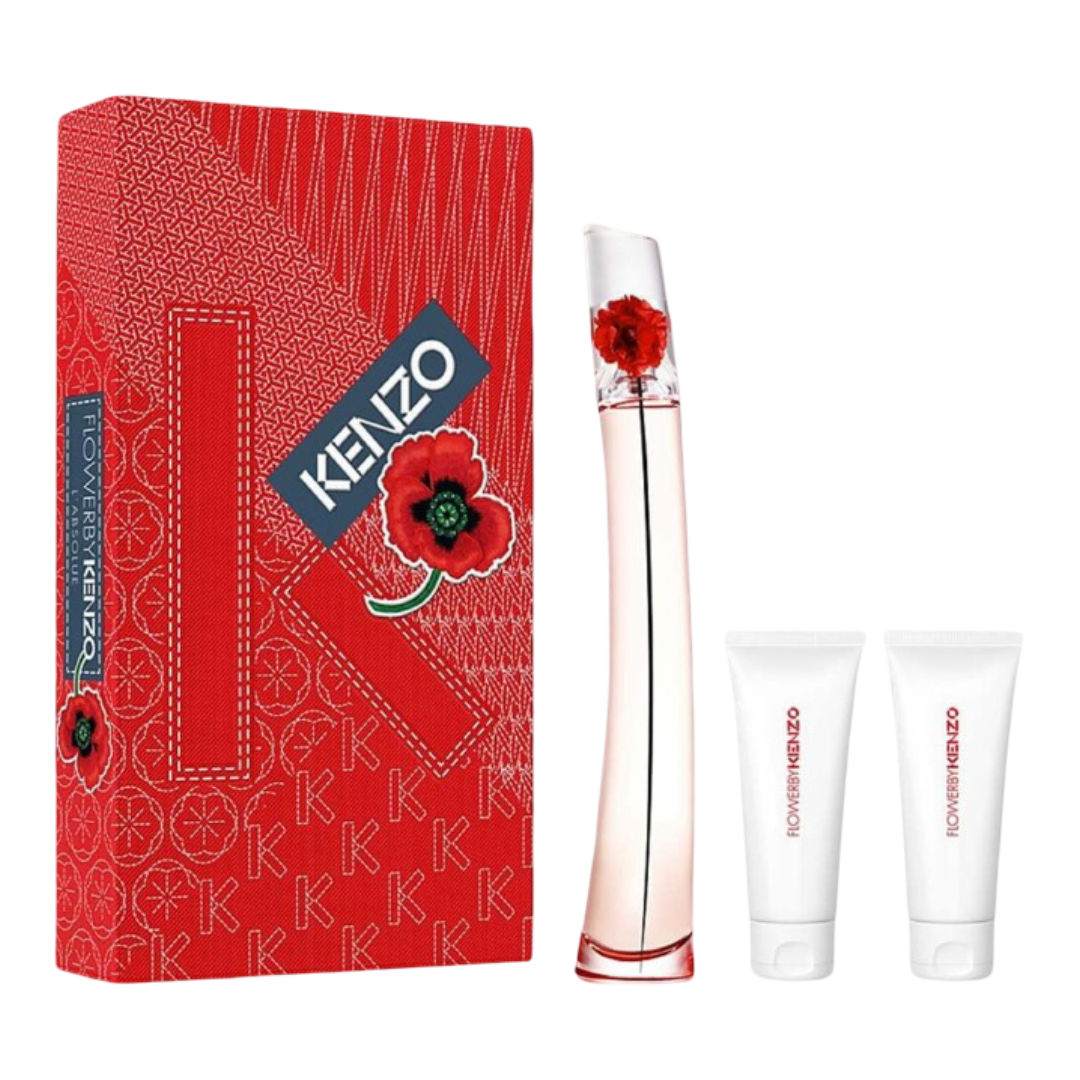 KENZO FLOWER BY KENZO (W) EDP + 2 LOTION 3 PIECE SET