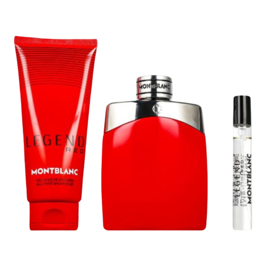 MONT BLANC LEGEND RED (M) SET EDP 100ML+7.5ML+S/G 100ML